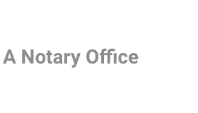  A Municipal Notary Office